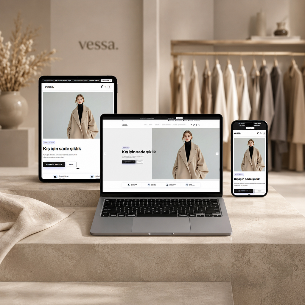 Premium Moda Giyim Teması VESSA